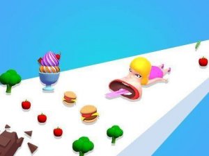 Mouth Shift 3D - Fun Food Eating Online Game