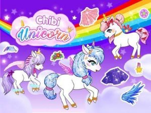 Chibi Unicorn Avatar Creator: Kawaii Pony Maker Dress Up Game