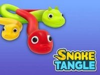 Colorful Snake Tangle Puzzle
