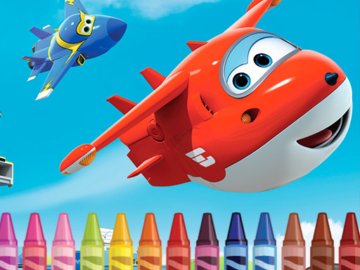 Superwings Coloring Fun Game