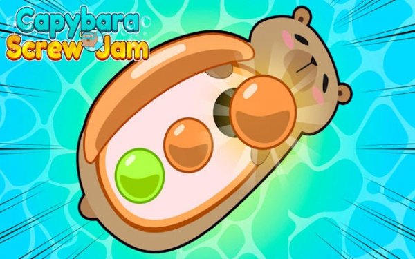 Capybara Screw Jam Puzzle Game Online