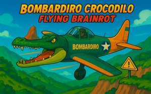 Bombardiro Crocodilo Flying Brainrot - Endless Arcade Flight Game Online