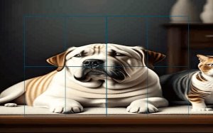Cats and Dogs Slide Puzzle Online Game
