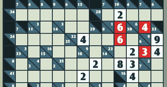 Kakuro Puzzle: Number Logic
