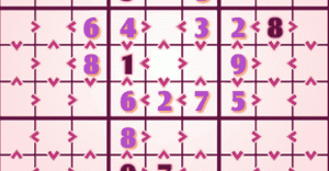 Greater Than Sudoku Puzzle Online Game - Logic Puzzle Game